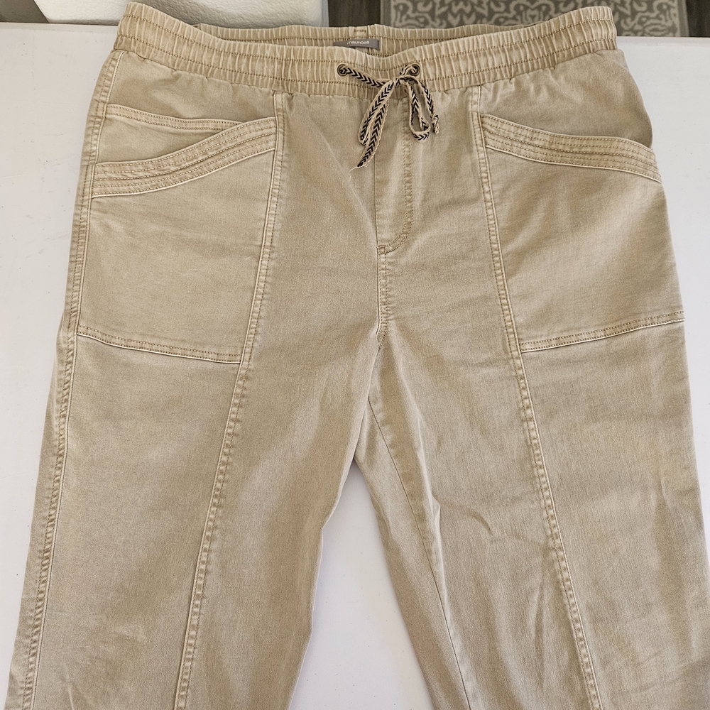 Maurices Canvas Joggers Tan XL